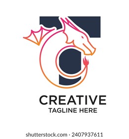 Letter logo design simple concept Premium Vector