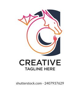Letter logo design simple concept Premium Vector
