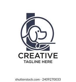 Letter logo design simple concept Premium Vector