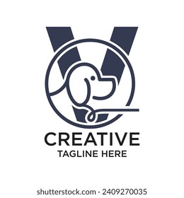 Letter logo design simple concept Premium Vector