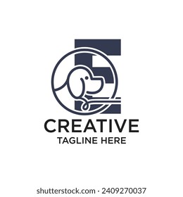 Letter logo design simple concept Premium Vector