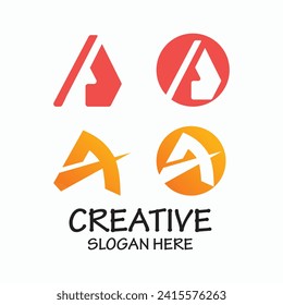 Letter logo design simple concept Premium Vector