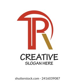 Letter logo design simple concept Premium Vector