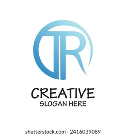 Letter logo design simple concept Premium Vector