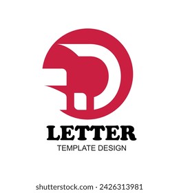 Letter logo design simple concept Premium Vector