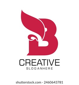 Letter logo design simple concept Premium Vector