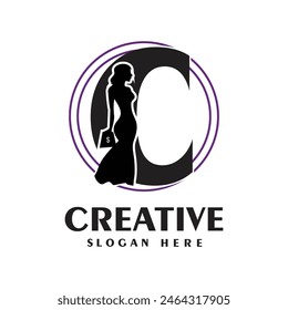 Letter logo design simple concept Premium Vector