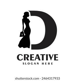 Letter logo design simple concept Premium Vector