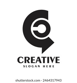Letter logo design simple concept Premium Vector