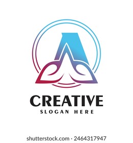 Letter logo design simple concept Premium Vector