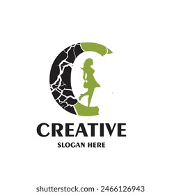 Letter logo design simple concept Premium Vector