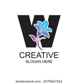 Letter-Logo-Design-einfaches Konzept Premium Vektorgrafik