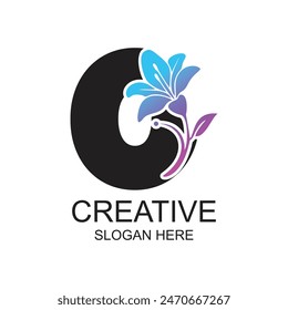 Letter logo design simple concept Premium Vector