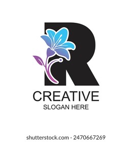 Letter logo design simple concept Premium Vector