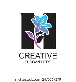 Letter logo design simple concept Premium Vector