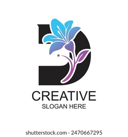 Letter logo design simple concept Premium Vector