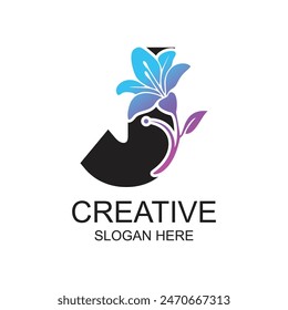 Letter logo design simple concept Premium Vector