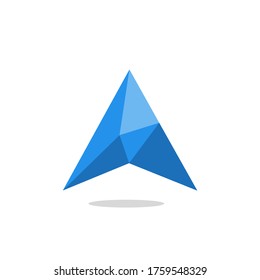 letter A logo design with simple and modern style good for your business
