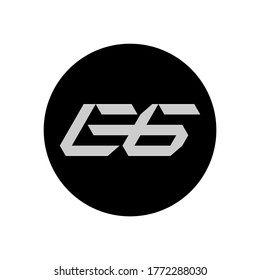 EG Letter Logo Design With Simple style