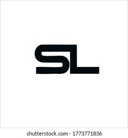 LETTER LOGO DESIGN 'SL' SUITABLE FOR YOUR COMPANY'S NAME AND BRAND PRODUCT