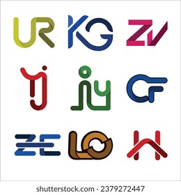 Letter logo design stock vector