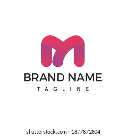 Letter Logo Design Style M