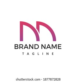 Letter Logo Design Style M