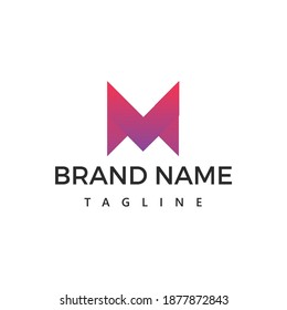 Letter Logo Design Style M