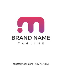 Letter Logo Design Style M