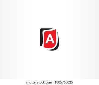 A Letter logo design symbol