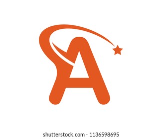 Letter A Logo Design Template