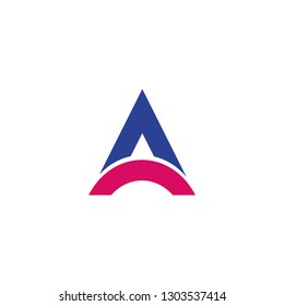 Letter A Logo Design Template