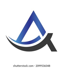 Diseño de logotipo de carta, plantilla de logotipo de carta