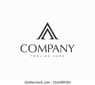 A Letter Logo Design. Letter A Logo Design Template.