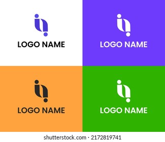 letter a and I logo design template