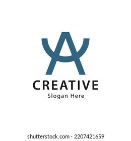 Letter A Logo Design Template