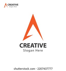Letter A Logo Design Template