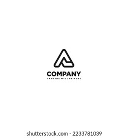 a letter logo design template