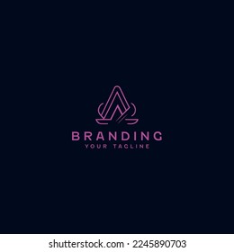 Letter A Logo Design Template