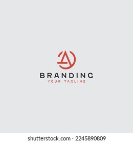 Letter A Logo Design Template