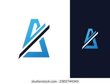 Letter A Logo Design - Logo Design Template
