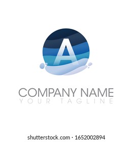 A letter logo design template. Creative Letter A Logo design vector template. Letter A Logo Icon Design Template. A logo letter modern design.
