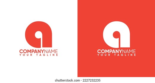 A Letter Logo Design Template. Creative A Letter Logo Template. Modern Logo Template