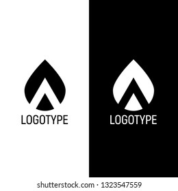 Letter A logo design template element. Minimal unique modern creative trendy business initial based icon logo. Vector illustration. Abstract template. Creative letter.