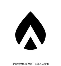 Letter A logo design template element. Minimal unique modern creative trendy business initial based icon logo. Vector illustration. Abstract template. Creative letter.
