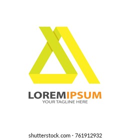 Letter A logo, Design Template Element, vector illustration