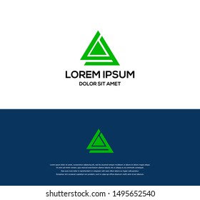 Letter A logo design template eps 10