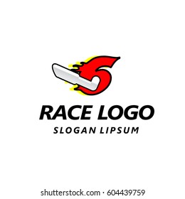 Letter logo design template. Fast fire speed vector unusual letter. Vector design template elements for your application or company.