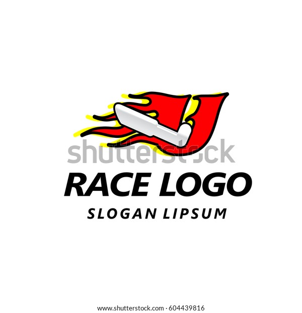Letter logo design template. Fast fire speed\
vector unusual letter. Vector design template elements for your\
application or company.