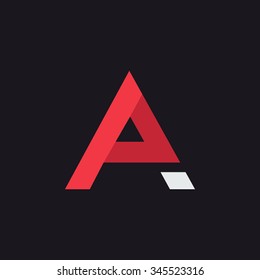 A letter logo design template. Graphic alphabet symbol for corporate business identity. Creative typographic icon concept. Vector element